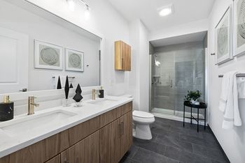 Dual vanity bathrooms*